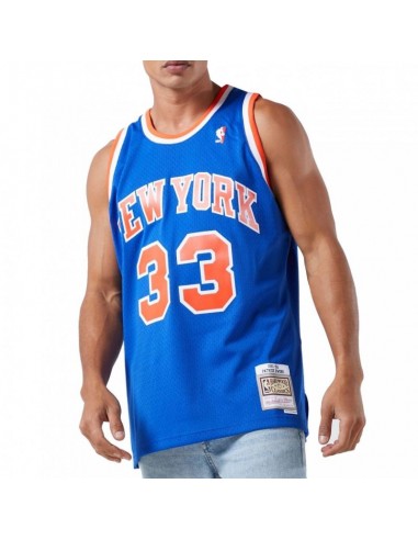 Mitchell & Ness New York Knicks SMJYGS18186-NYKROYA91PEW Î‘Î½Î´ÏÎ¹ÎºÎ® Î¦Î±Î½Î­Î»Î± ÎœÏ€Î¬ÏƒÎºÎµÏ„ Patrick Ewing